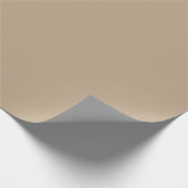 Hellbeiges Frühlings- und Sommer-Trendfarbe Geschenkpapier (Ecke)
