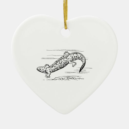 Hellbender Keramikornament (Vorne)