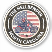 Hellbender Route 28 North Carolina Aufkleber (Vorderseite)