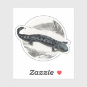 Hellbender Salamander Aufkleber (Blatt)