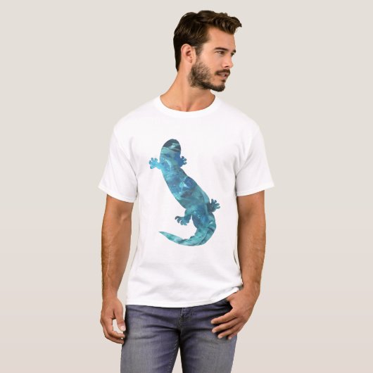 Hellbender Salamander-Kunst T-Shirt (Vorne ganz)