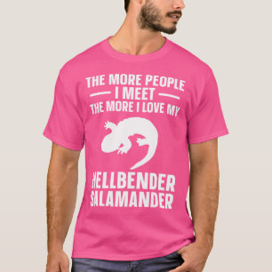 Hellbender Salamander Liebe My Salamander Amphibie T-Shirt