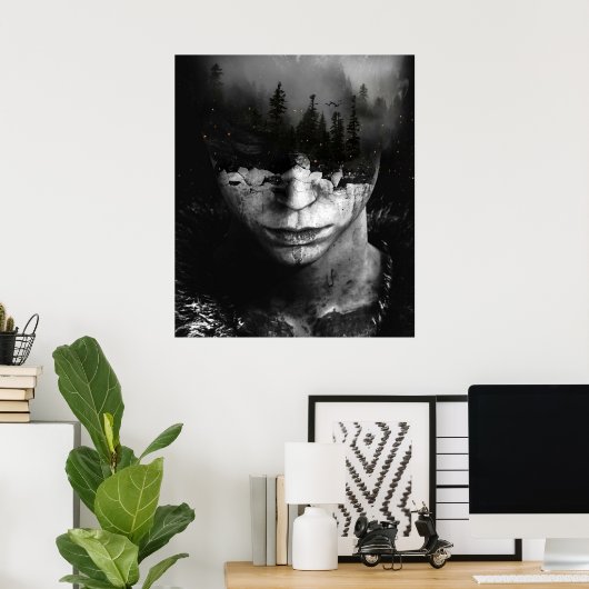 Hellblade Senuas-Opfer Poster (Heimbüro)