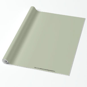 Hellblass Grün Elegant neutrale Solid-Farbe Geschenkpapier