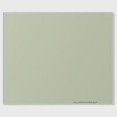 Hellblass Grün Elegant neutrale Solid-Farbe Geschenkpapier (Flach)