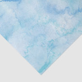 Hellblau Aquarell Seidenpapier (Ausschnitt)