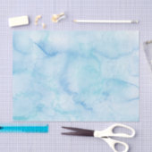 Hellblau Aquarell Seidenpapier (Handwerk)