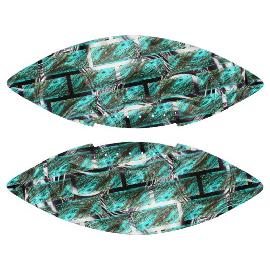 Hellblau, Blasen auf Gitter oder Backstein-Effekt? Football (Paneele)