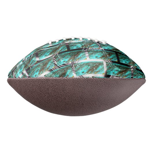 Hellblau, Blasen auf Gitter oder Backstein-Effekt? Football (Gedreht 90)