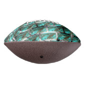 Hellblau, Blasen auf Gitter oder Backstein-Effekt? Football (Gedreht 270)