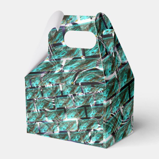 Hellblau, Blasen beim Gürteln oder beim Backeneffe Geschenkschachtel (Rückseite)