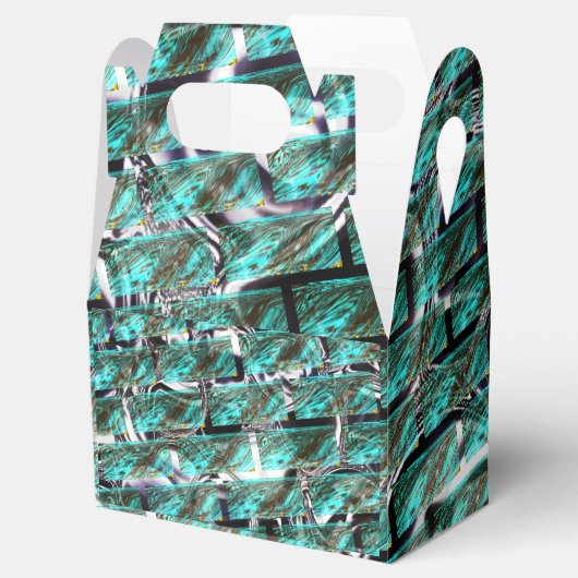 Hellblau, Blasen beim Gürteln oder beim Backeneffe Geschenkschachtel (Geöffnet)