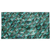 Hellblau, Blasen beim Gürteln oder beim Backeneffe Kissenbezug (Vorderseite-Rechts)