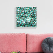Hellblau, Blasen beim Gürteln oder beim Backeneffe Leinwanddruck (Insitu (Wohnzimmer))