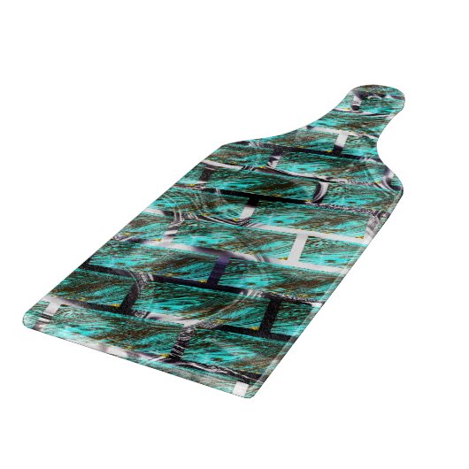 Hellblau, Blasen beim Gürteln oder beim Backeneffe Schneidebrett (Ecke)