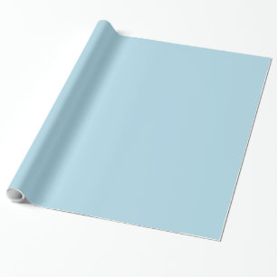 Hellblau (blassblau, Baby blau) Pastell Geschenkpapier