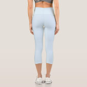 Hellblau Capri Leggings (Rückseite)
