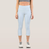 Hellblau Capri Leggings (Vorderseite)