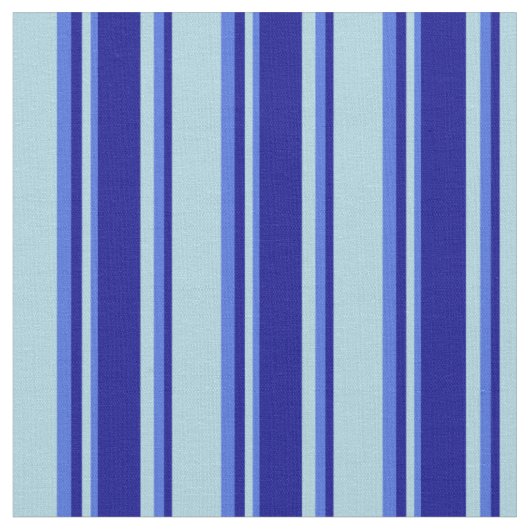 Hellblau, dunkelblau und königlich blaues Muster Stoff (Nahaufnahme)