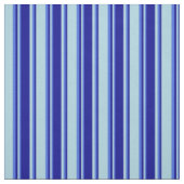 Hellblau, dunkelblau und königlich blaues Muster Stoff (Muster)