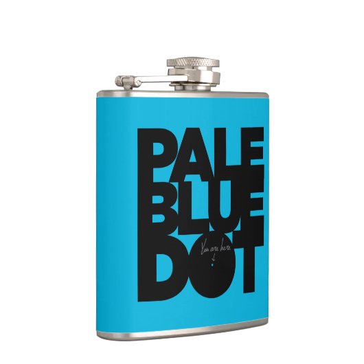 Hellblau Flachmann (Rechts)