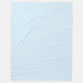 Hellblau Fleecedecke (Vorderseite)