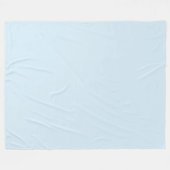 Hellblau Fleecedecke (Vorderseite (Horizontal))