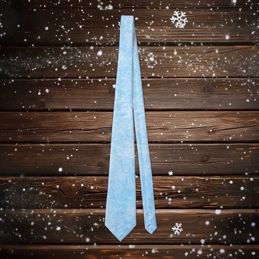 Hellblau gefroren krawatte