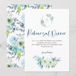 Hellblau-gelb-grüne Probe Abendessen