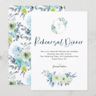 Hellblau-gelb-grüne Probe Abendessen