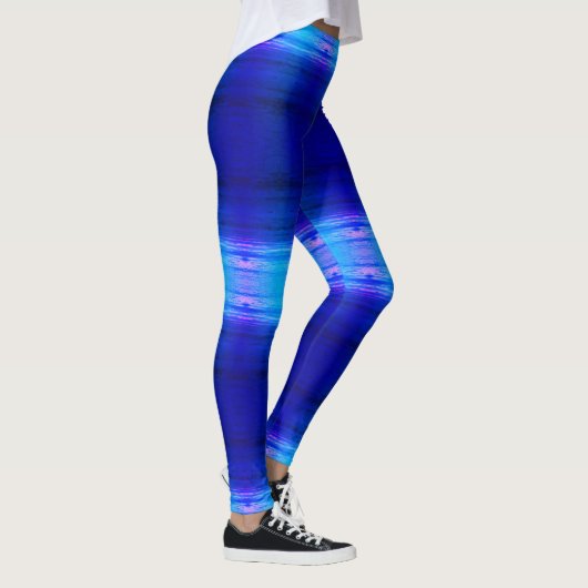 Hellblau gemustert leggings (Rechts)