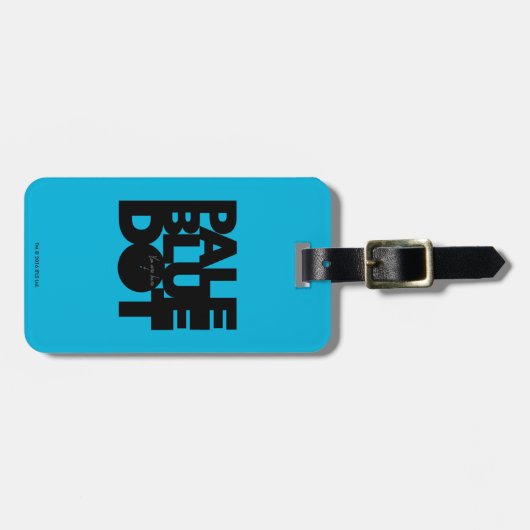 Hellblau Gepäckanhänger (Vorderseite horizontal)