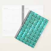 Hellblau glänzend, Quadrate oder Bild im Raster? Planer (Anzeige)