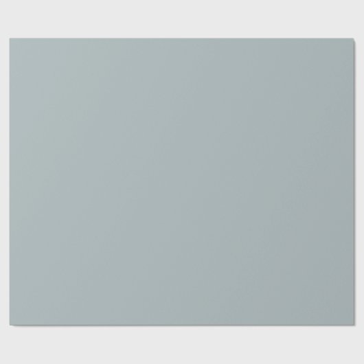 Hellblau-grau, einfach Schlicht, solide Farbe Geschenkpapier (Flach)