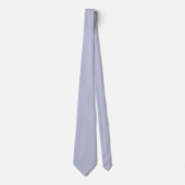Hellblau Grau Periwinkle Sanfte Pastell-Einfarbig Krawatte (Vorderseite)