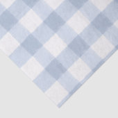 Hellblau kariertes Seidenpapier (Detail)