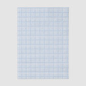 Hellblau kariertes Seidenpapier (Hellblau gewürfel (Vorderseite)
