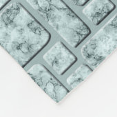 Hellblau, loft fleecedecke (Ecke)