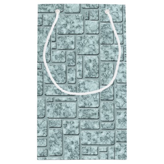 Hellblau, loft kleine geschenktüte (Rückseite)