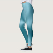 hellblau mit dunkelblauen Leggings (Links)