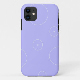 Hellblau mit modernen Kreisen Case-Mate iPhone Hülle