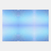 Hellblau mit Sprinklen Geschenkpapier Set (Vorderseite 2)