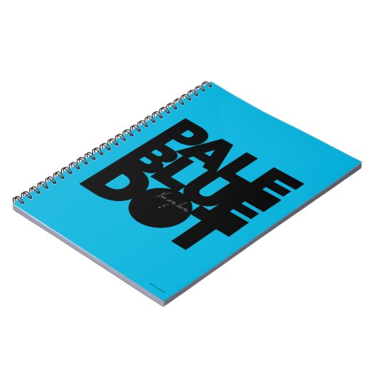 Hellblau Notizblock (Linke Seite)