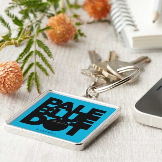 Hellblau Schlüsselanhänger (Seite)