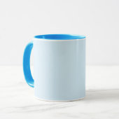 Hellblau Tasse (Vorderseite Links)