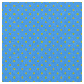 Hellblau und grüne Polka dottiert Stoff