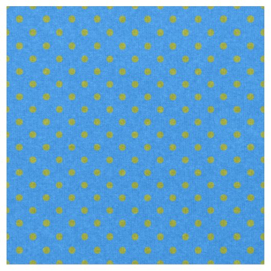 Hellblau und grüne Polka dottiert Stoff (Nahaufnahme)