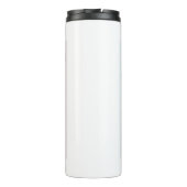 Hellblau und rosa Herzklappen Thermosbecher (Rückseite)