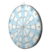 Hellblau und weiß dartscheibe (Vorderseite rechts)