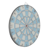 Hellblau und weiß dartscheibe (Vorderseite Links)